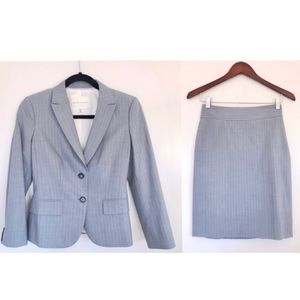 Banana Republic Wool Blazer & Skirt Set